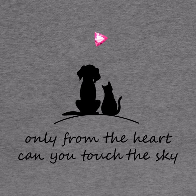 Only From The Heart Can You Touch The Sky by amalya